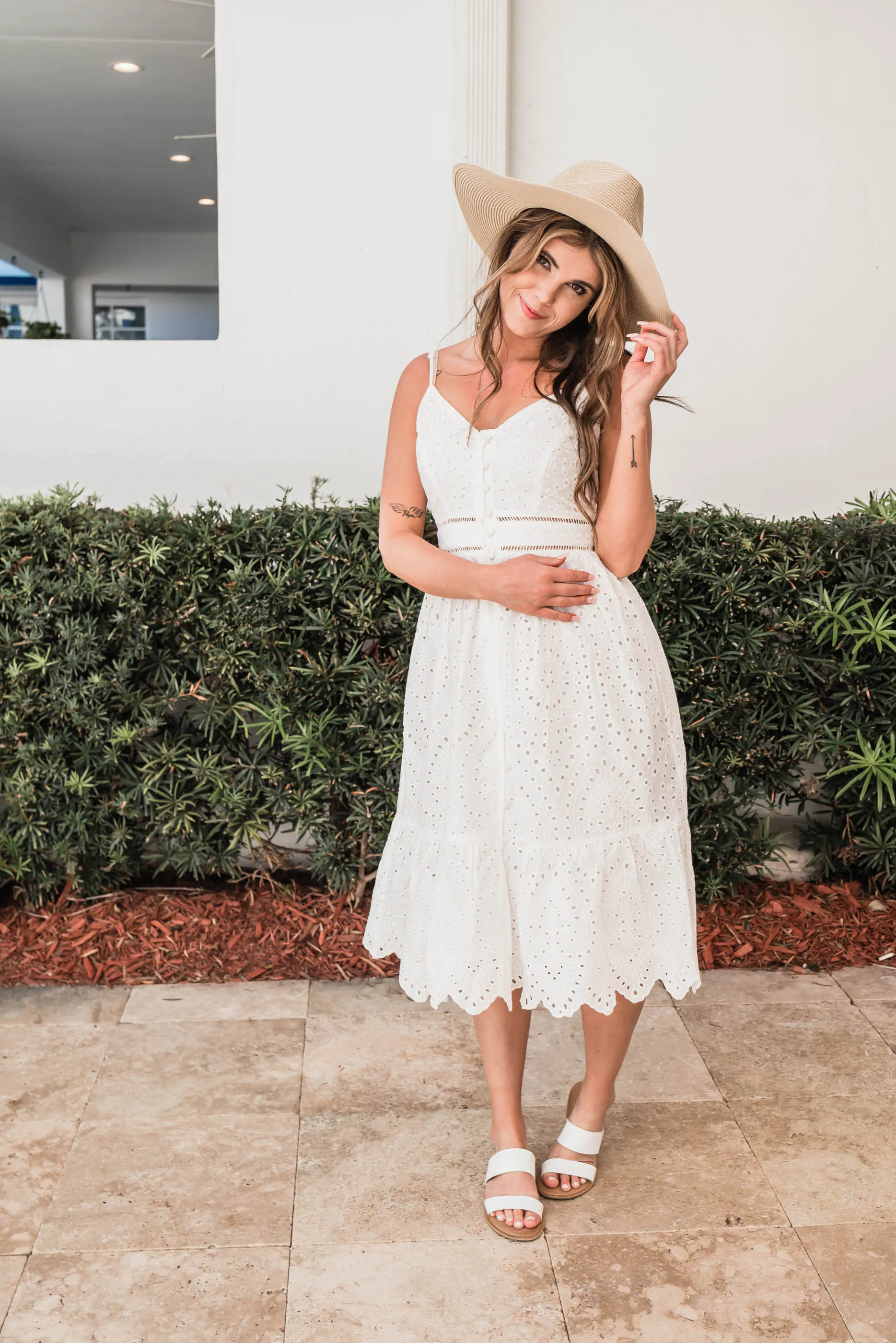 A Million Reasons Eyelet Midi Dress | FINAL SALE*