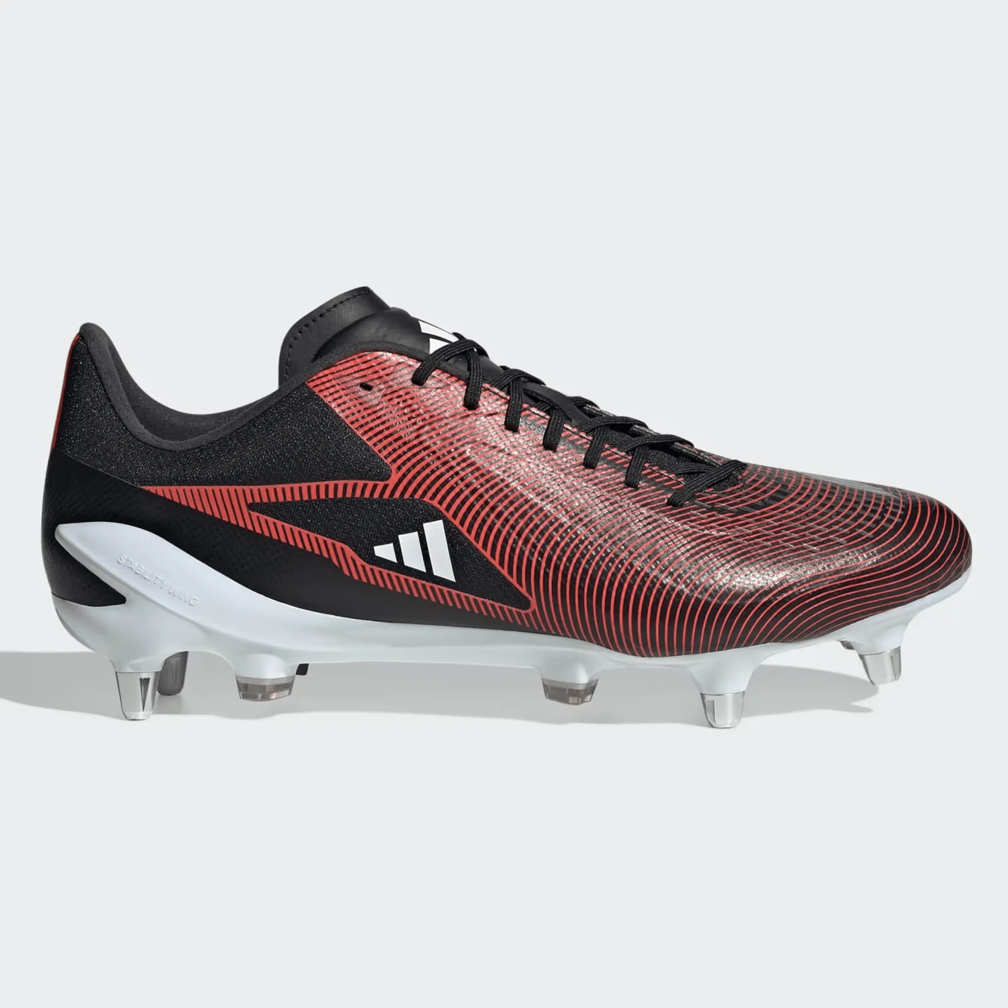 adidas Adizero RS15 Ultimate SG 24 - Core Black/Silver Metallic/Solar Red