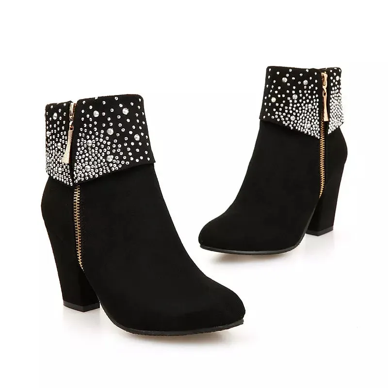 Ankle Boots For Women Crystal Boots