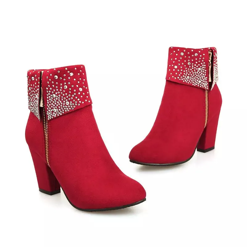 Ankle Boots For Women Crystal Boots