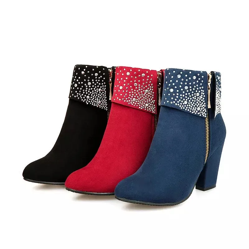 Ankle Boots For Women Crystal Boots