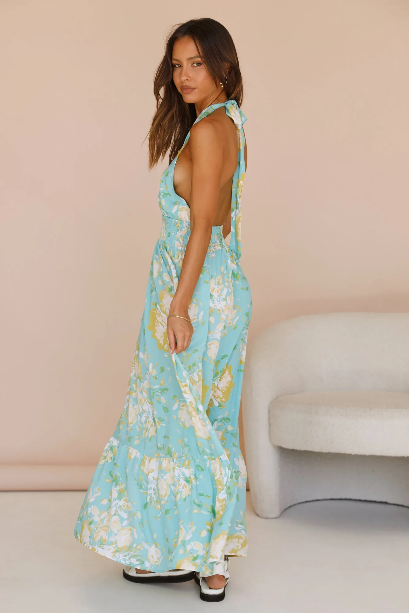 Arising Maxi Dress Blue