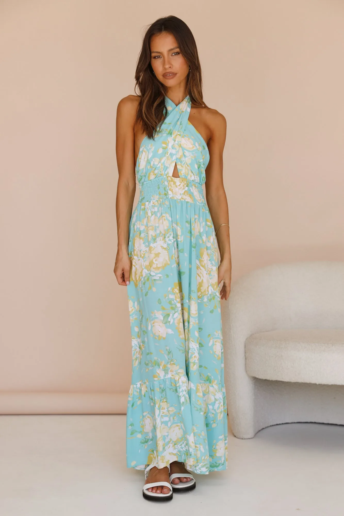 Arising Maxi Dress Blue