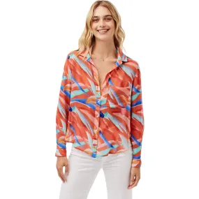 Bella Dahl Rounded Hem Button Down Shirt - Women's