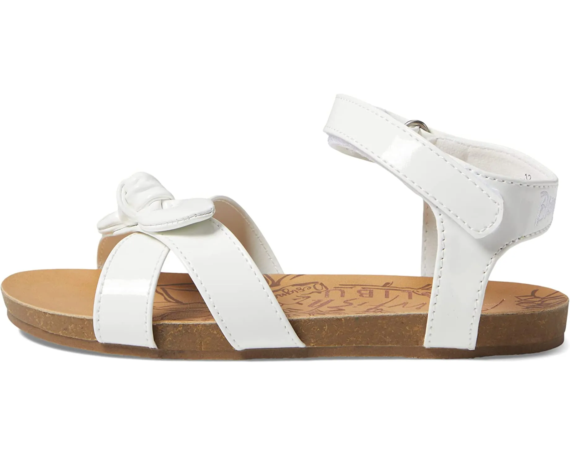 Blowfish Toddler's Gracelynn-T Strap Sandal - White Patent