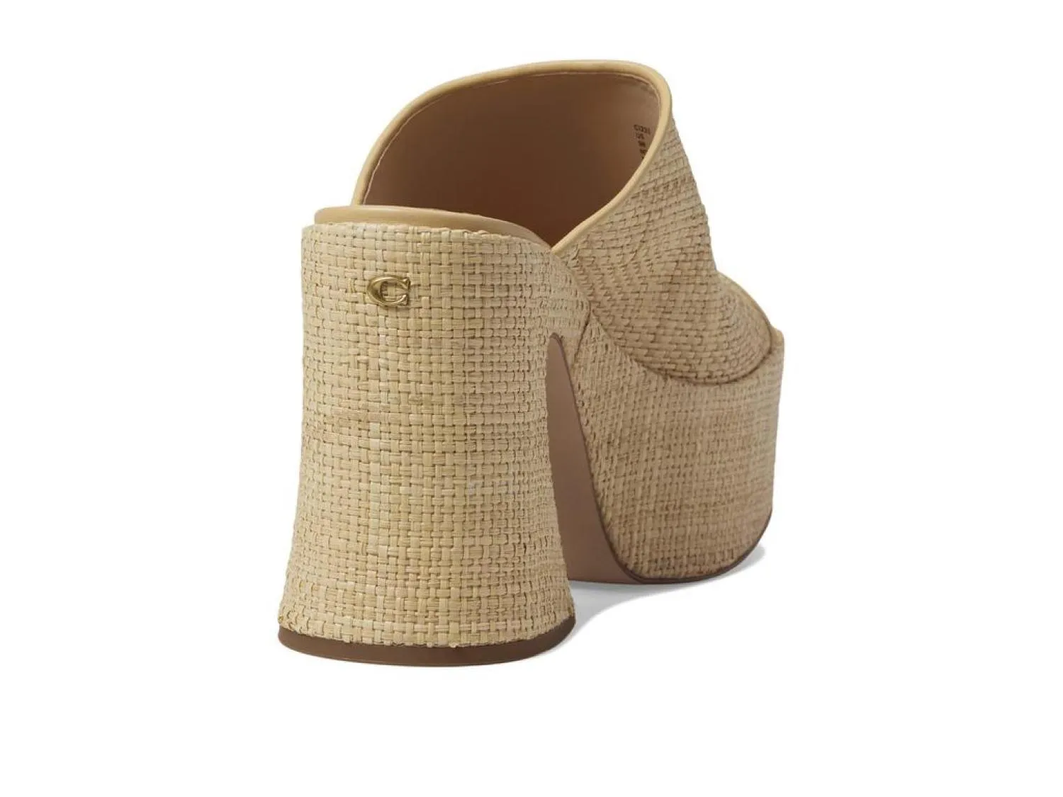 Bobi Straw Platform Sandal