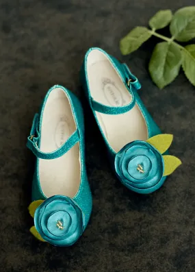 Charlotte Flat in Teal