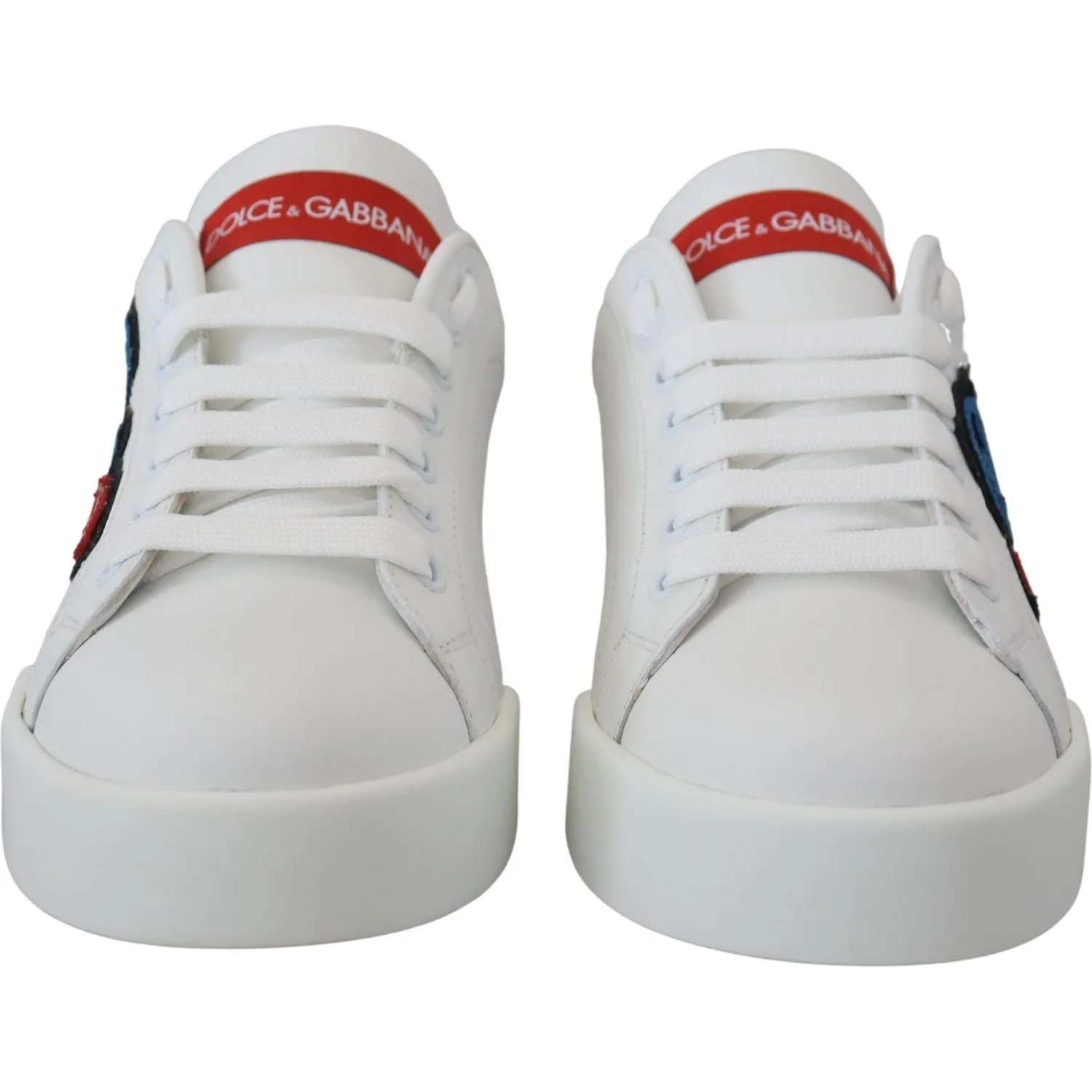 Dolce & Gabbana Sparkling White Portofino Sneakers