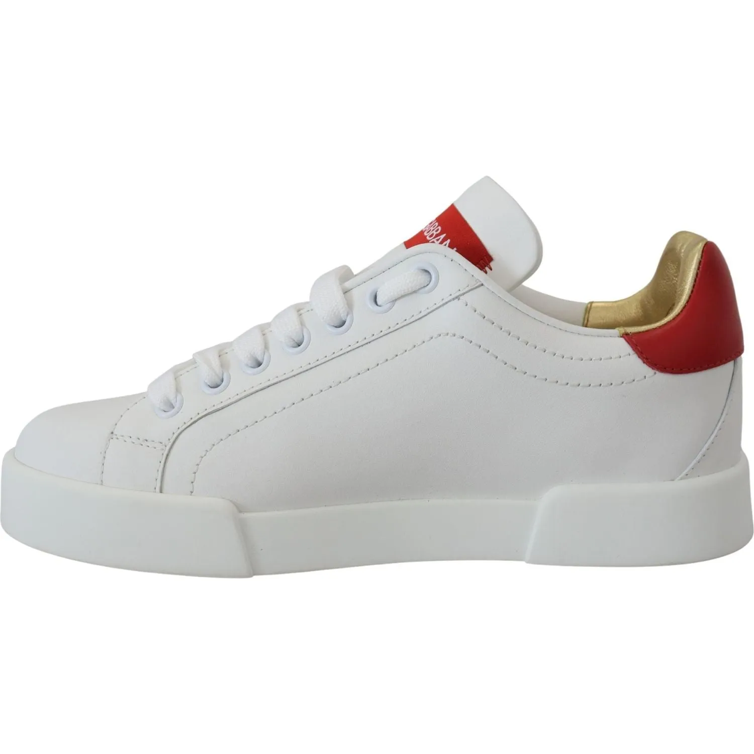 Dolce & Gabbana Sparkling White Portofino Sneakers