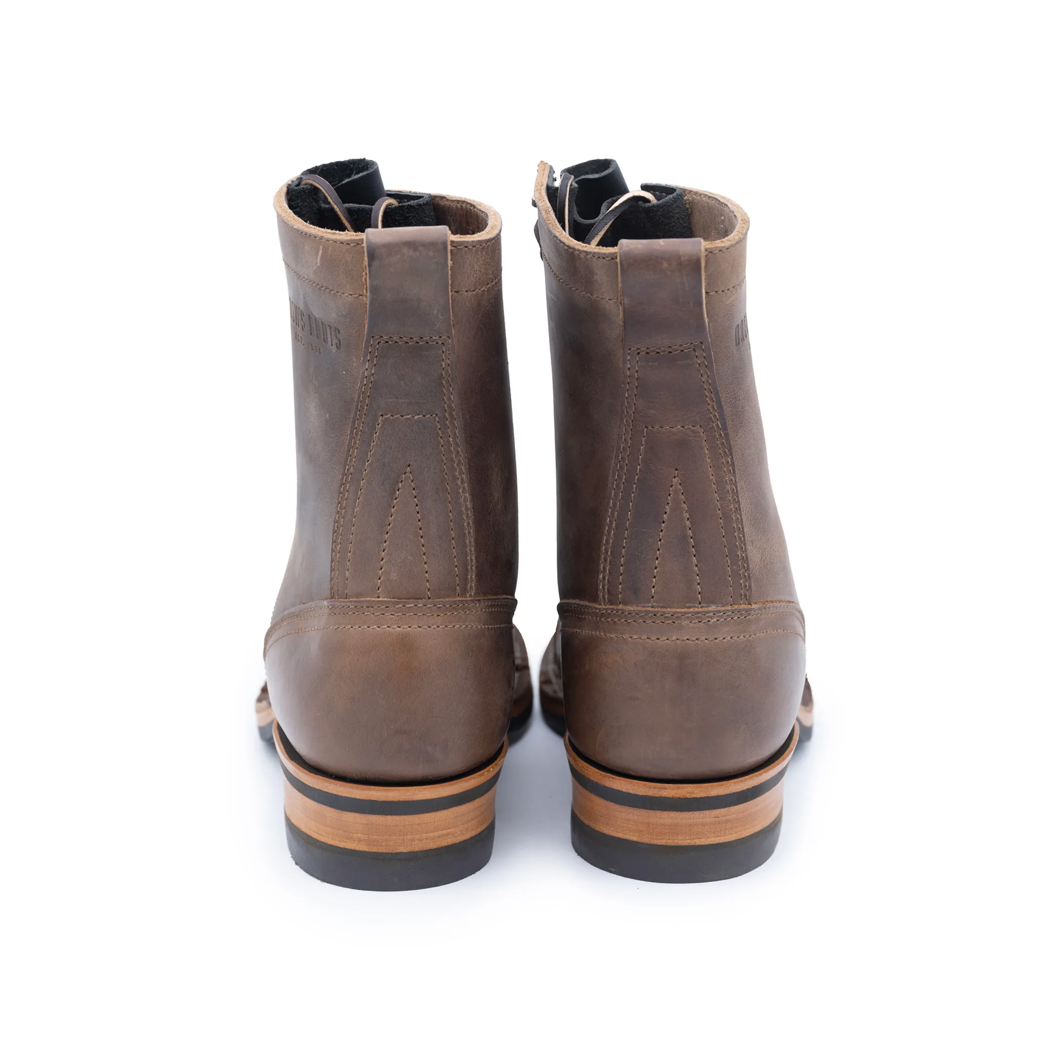 DREW'S 8-INCH WORK BOOT TOE CAP - ROWDY SMOOTH