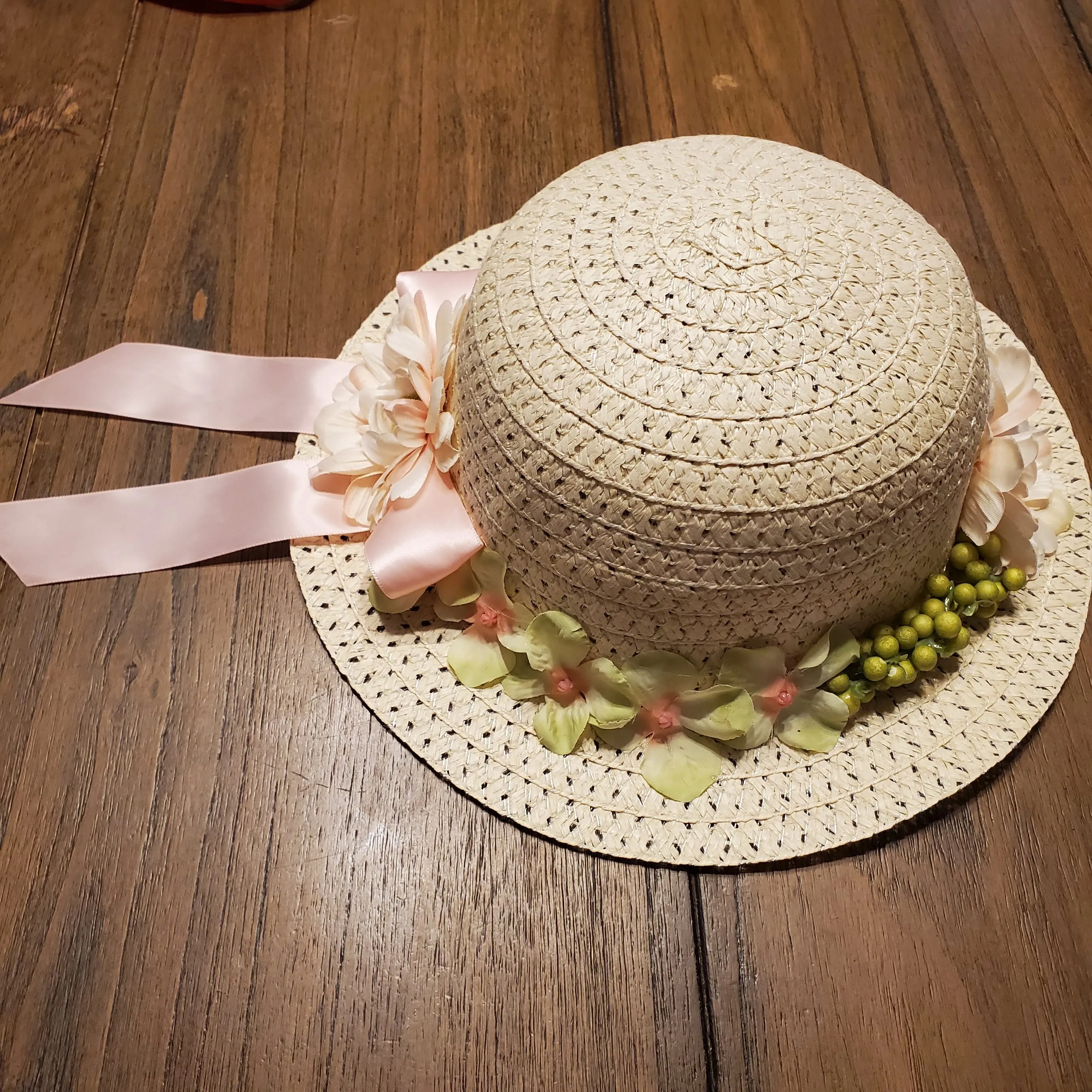 Girls Spring Bloom Straw Hat