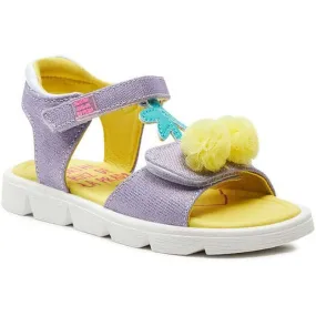 Girls Yellow Cherry Sandals