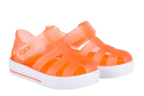 Igor S10171 Girl's and Boy's Star Sandal - Naranja