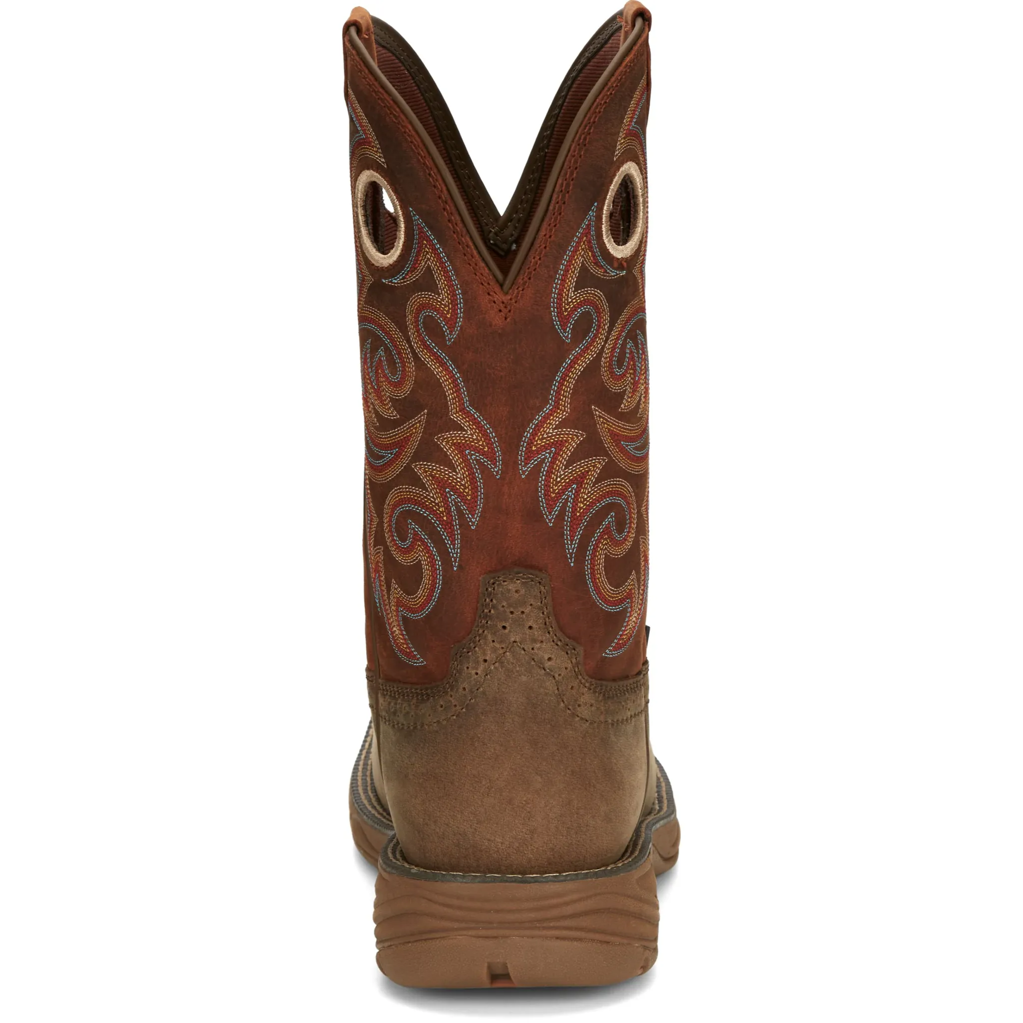 JUSTIN MEN'S RUSH WESTERN SQUARE TOE WESTERN BOOTS - SE7402