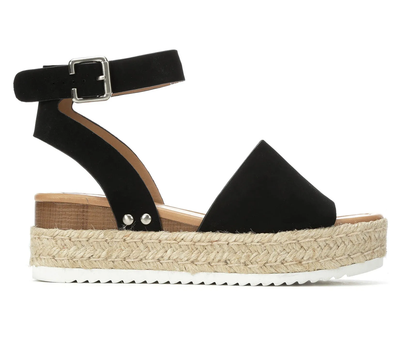 Lauren Platform Sandals-Black