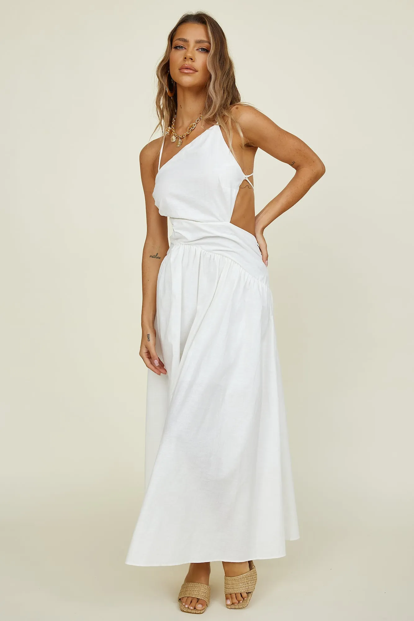 Marais Maxi Dress White