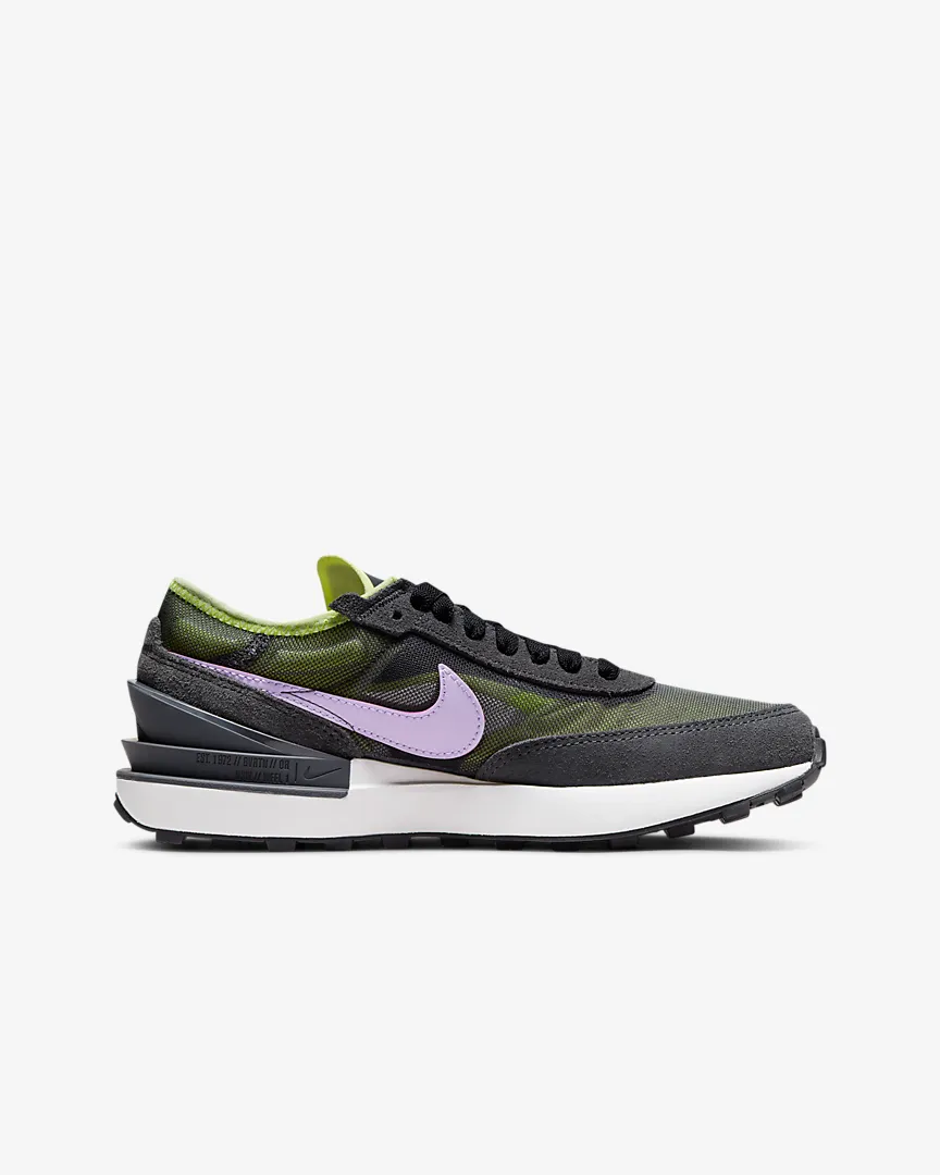 Nike Waffle One GS Off Noir Lilac Light Lemon Twist Grade School DC0481-002