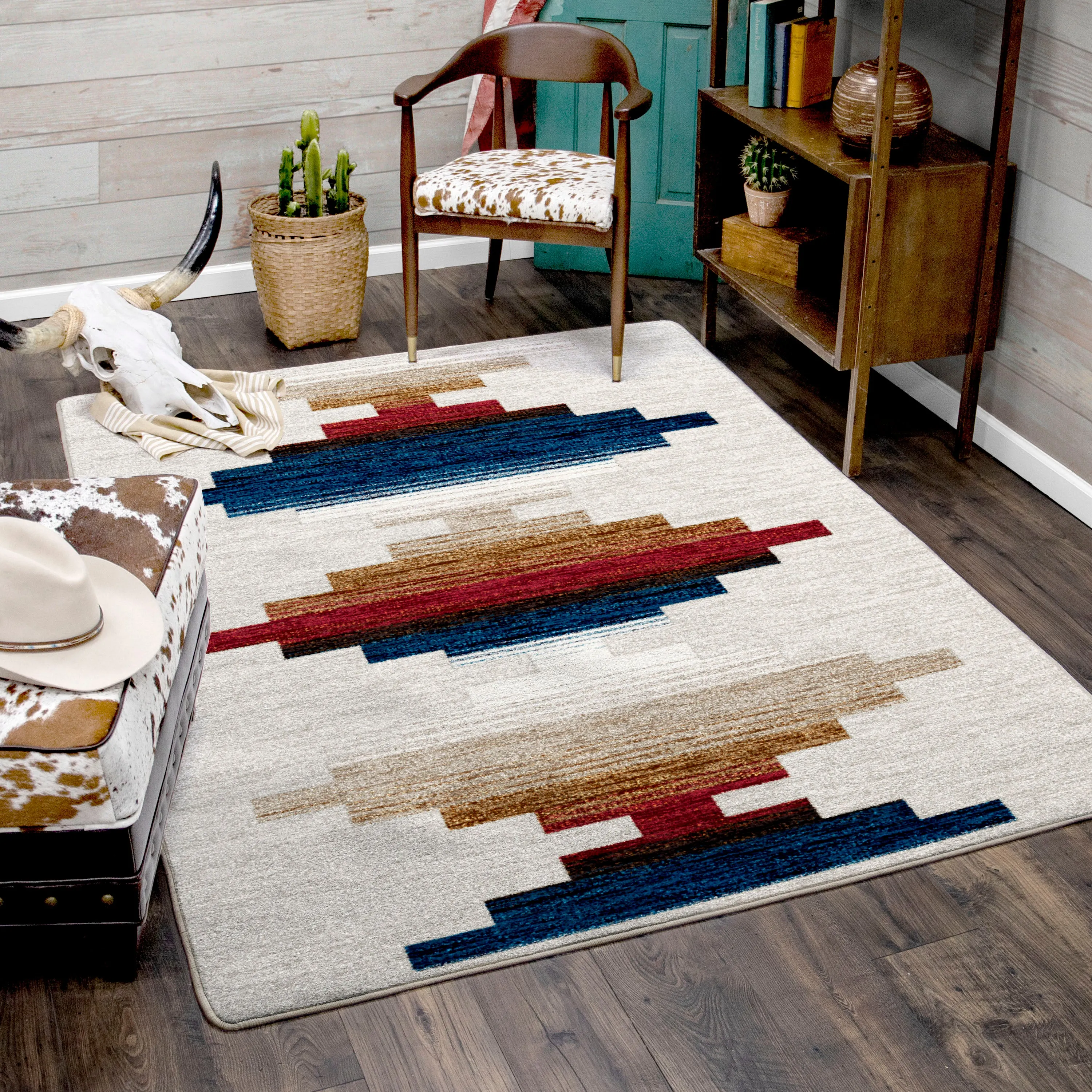 "Cedar Flats" Southwestern Area Rugs - Choose from 6 Sizes!