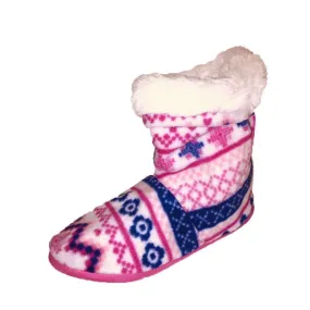 Soft furry lined slipper boots - soft feel