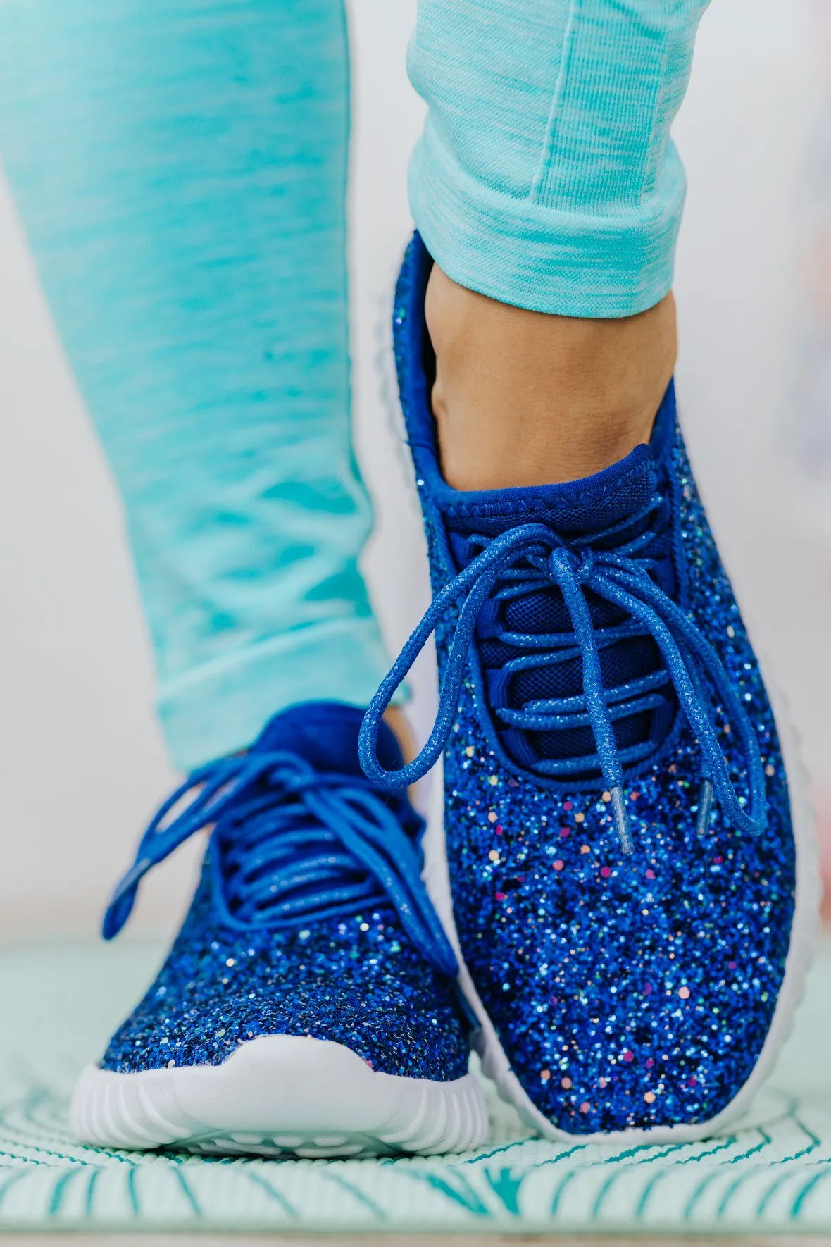 Sparkling Bright Sneakers in Royal Blue