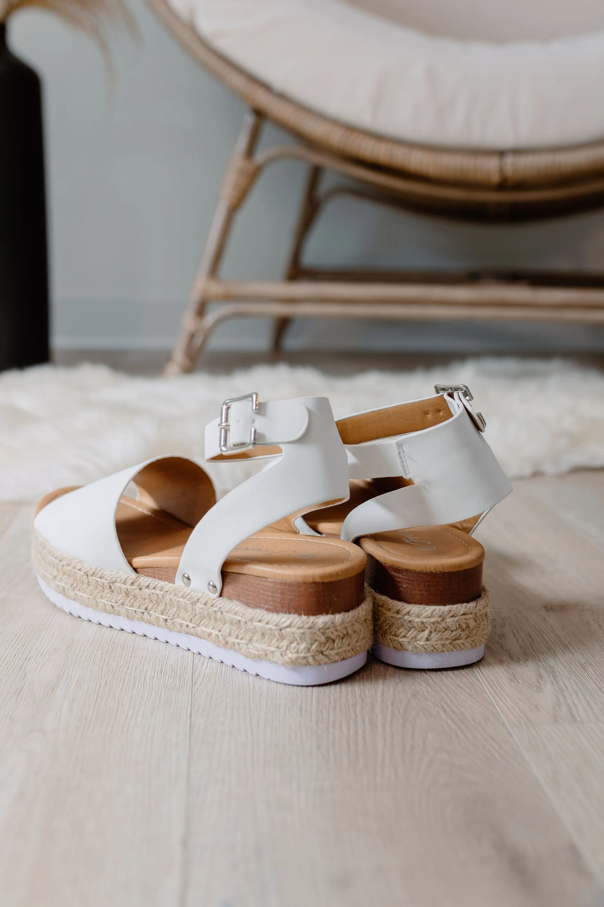 Stacey Sandals - White