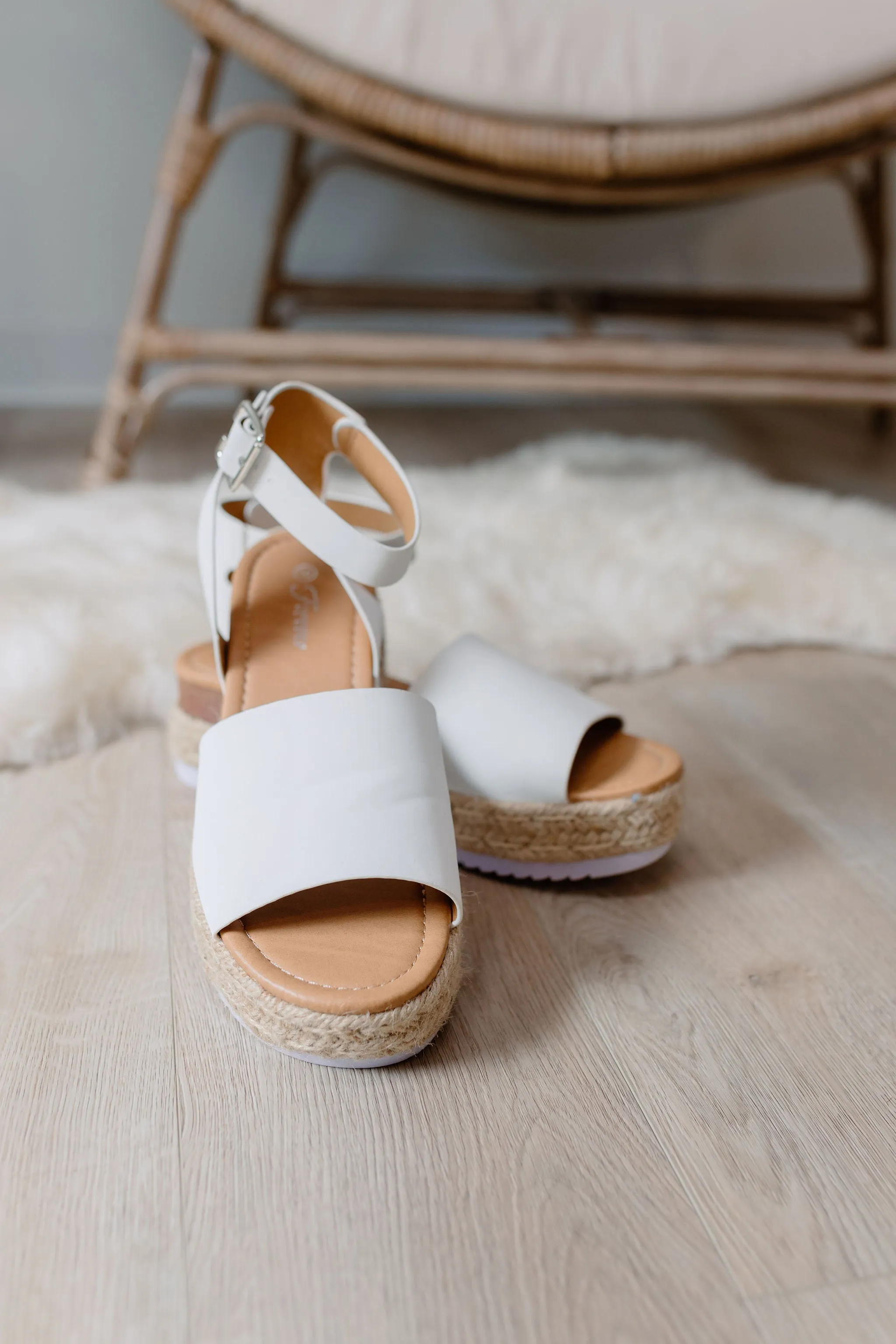 Stacey Sandals - White