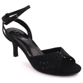 Women ‘Frawn’ Glittery Evening Heeled Sandals