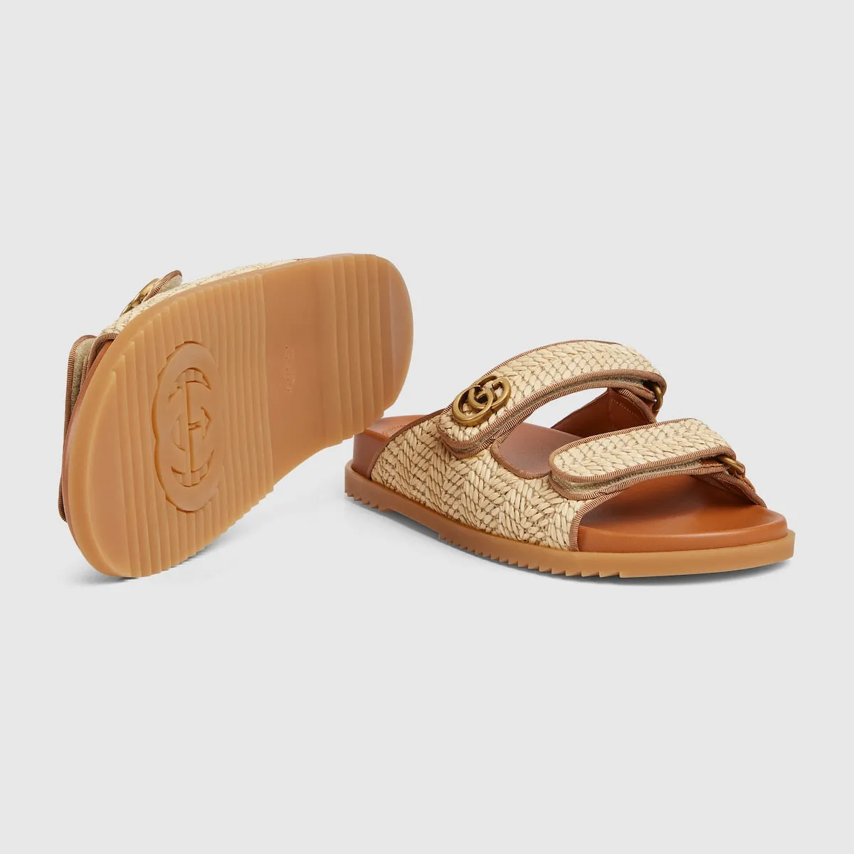 Women's sandal with Double G